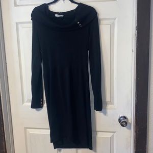 WHBM ribbed black dress women’s‎ size medium